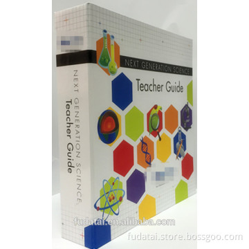 FDT customized paper file folder made from paper cardboard metal ring binder